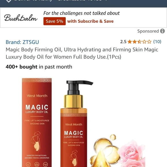 Magic Body Firming Oil - Orange - Picture 1 of 2